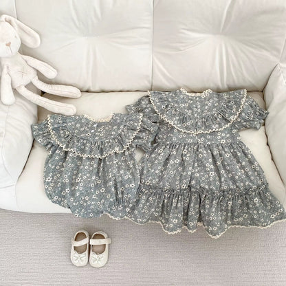 BloomCouture – Fashion Floral Jumpsuit for Babies (0–3 Years)