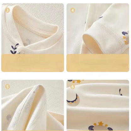PureNest – Long Sleeve Cotton Baby Romper for Boys & Girls